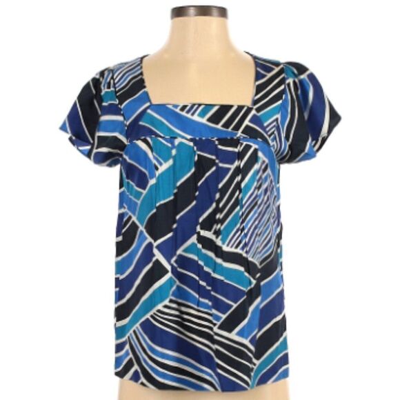 Banana Republic Short Sleeve Silk Top Size Small - Picture 1 of 3